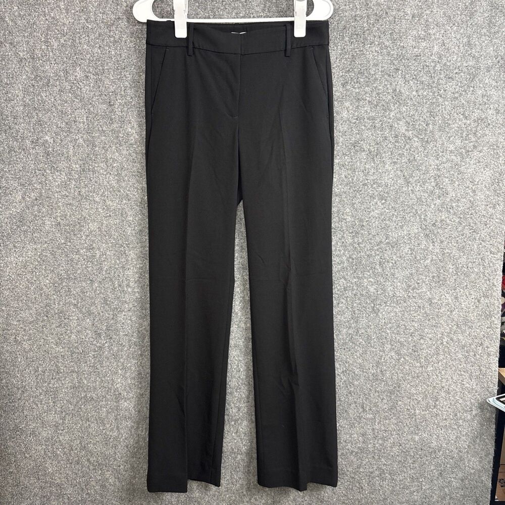 J.CREW Dress Pants Womens Size 4 Black Straight Classic Corpcore